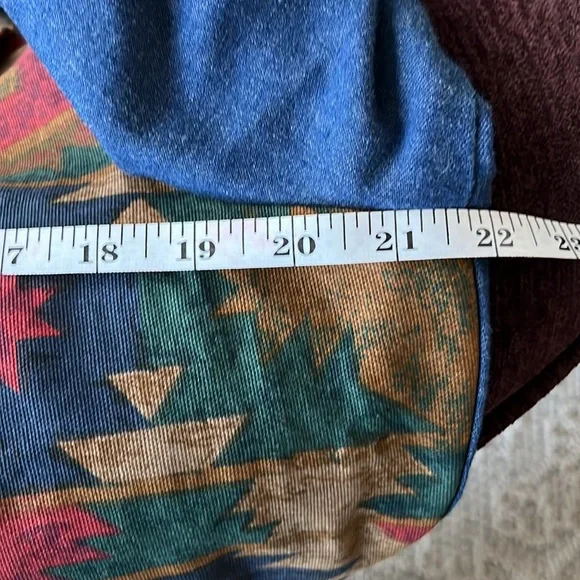 Diamond L Western Wear Patterned Denim Jean Jacket sz L - Picture 9 of 9